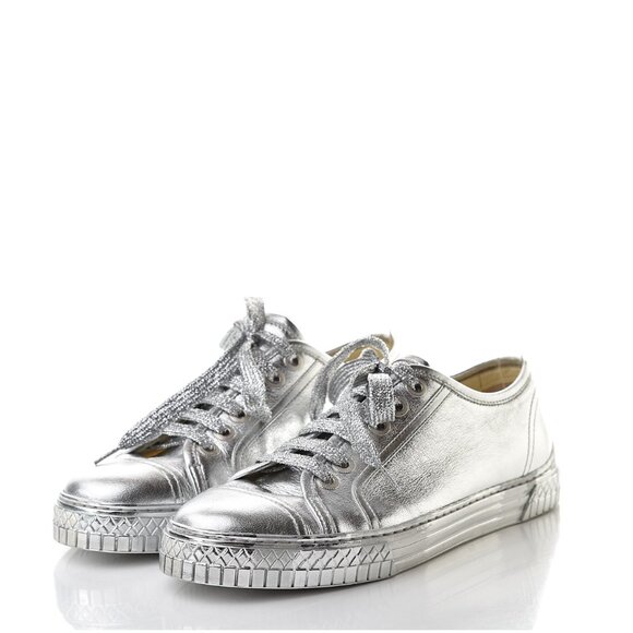 Chanel 2017 Interlocking CC Logo Sneakers 46 - Picture 1 of 14